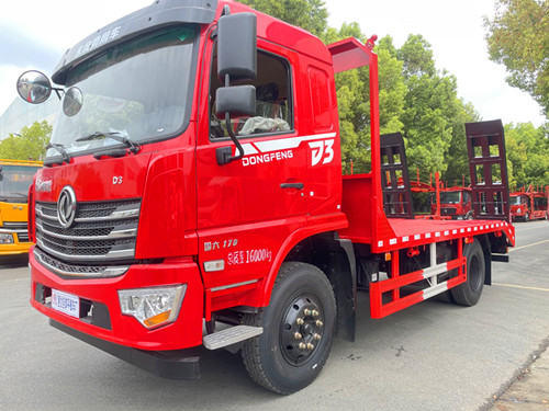 東風(fēng)單橋12噸挖機平板車(chē)