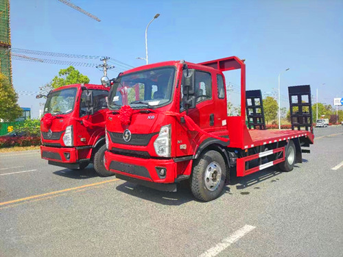 國六150挖機平板運輸車(chē)