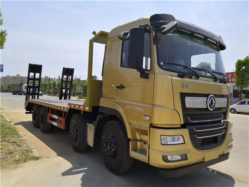 新款國六東風(fēng)D7前四后八平板車(chē)